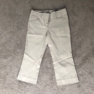 NWT The Limited Exact Stretch Capri Pants Beige